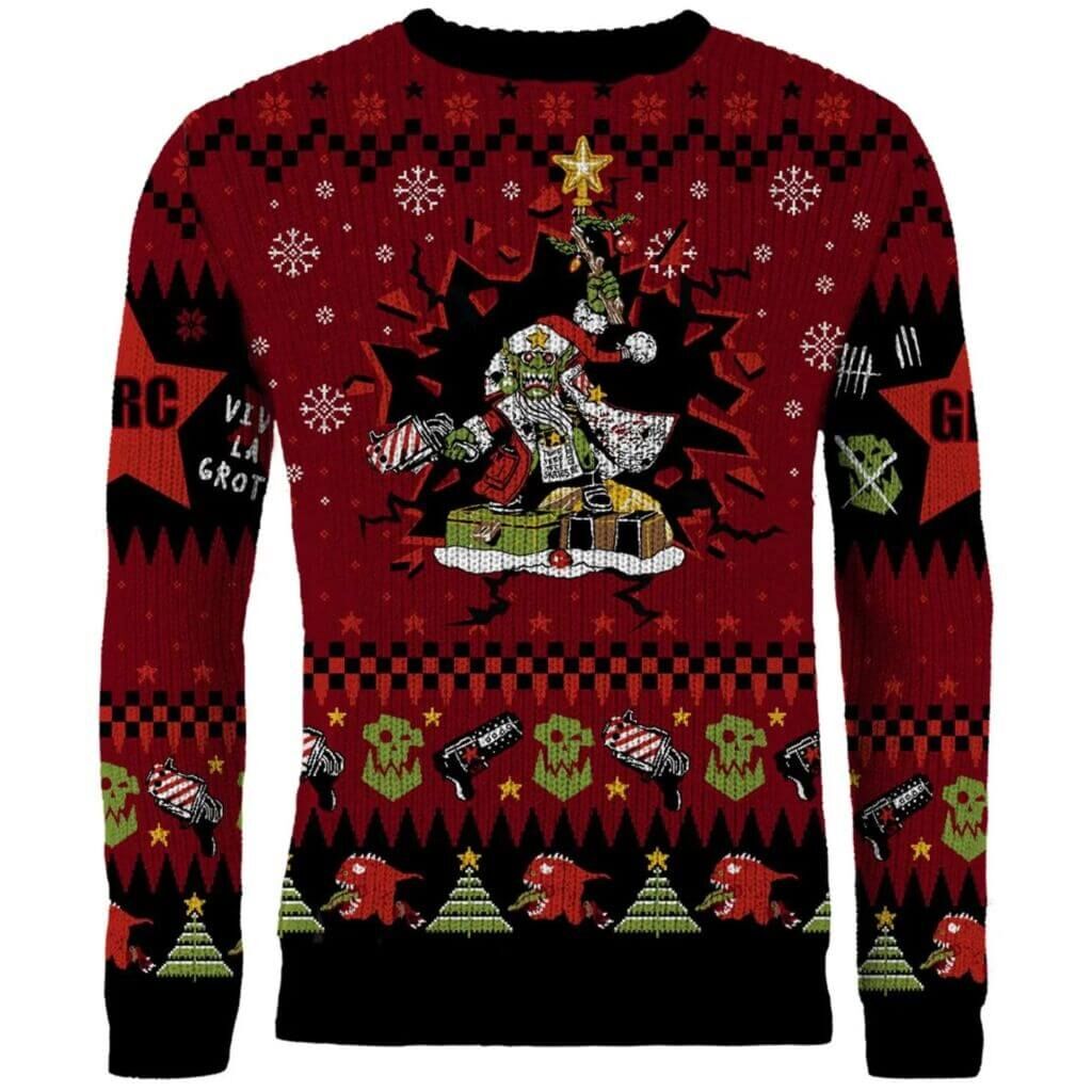 Warhammer: Da Rote Gobbo Weihnachts-Pullover