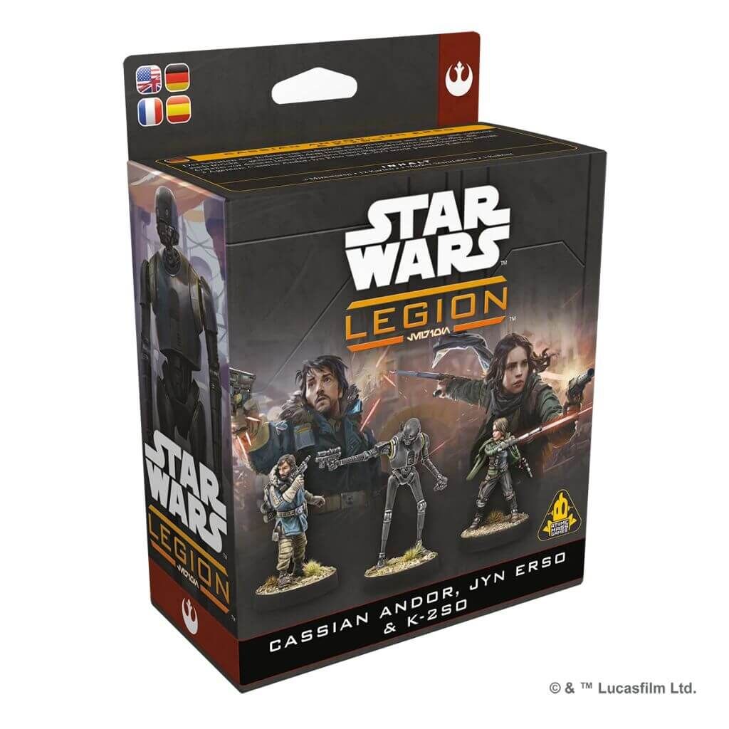 Star Wars: Legion - Cassian Andor, Jyn Erso & K-2SO