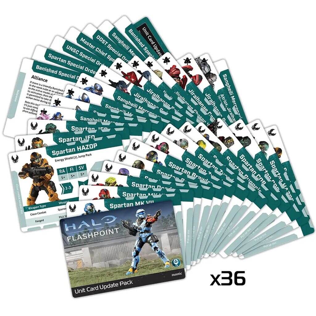 Halo: Flashpoint - Unit Card Update Pack - engl.