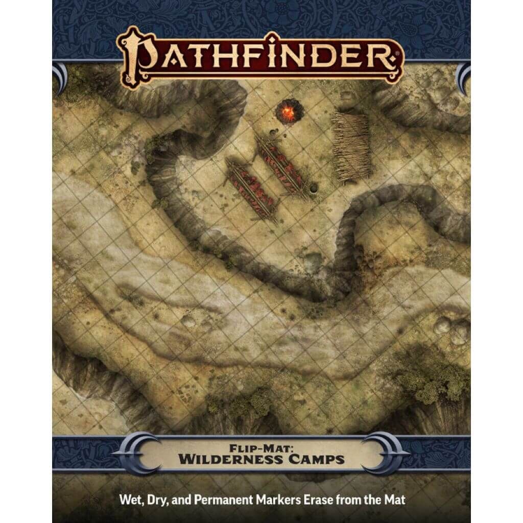 Pathfinder Flip-Mat: Wilderness Camps - engl.