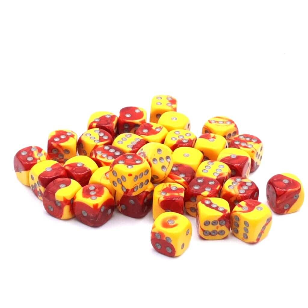 Gemini Red-Yellow Silver