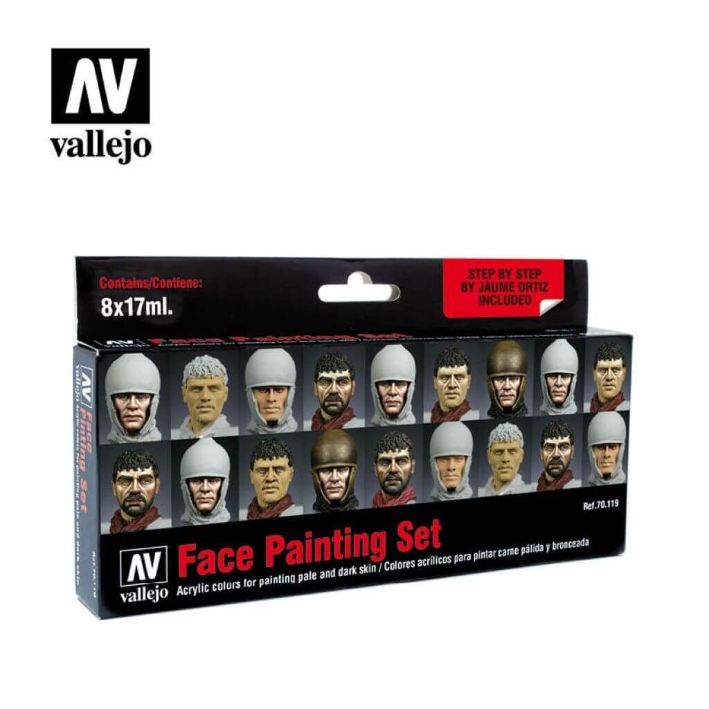 Model Color - Faces Painting Set by Jaume Ortiz Paint set
