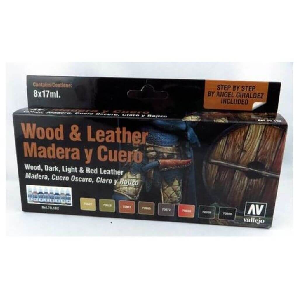 Model Color - Wood & Leather By Angel Giraldez Paint set