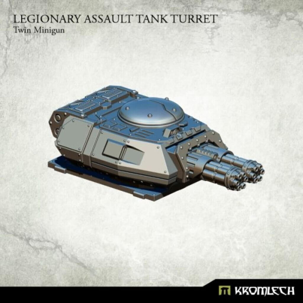 Legionary Assault Tank Turret: Twin Minigun (1)