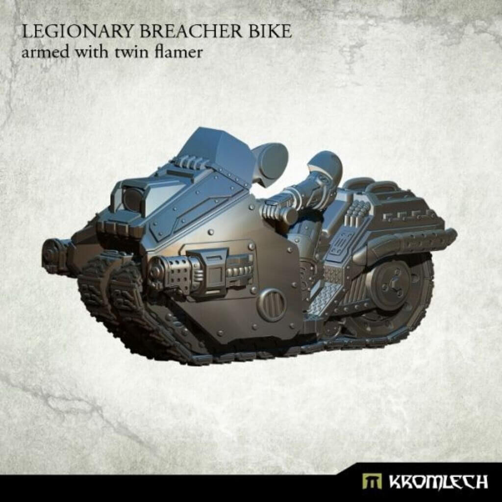 Legionary Breacher Bike (1) armed with twin flamer