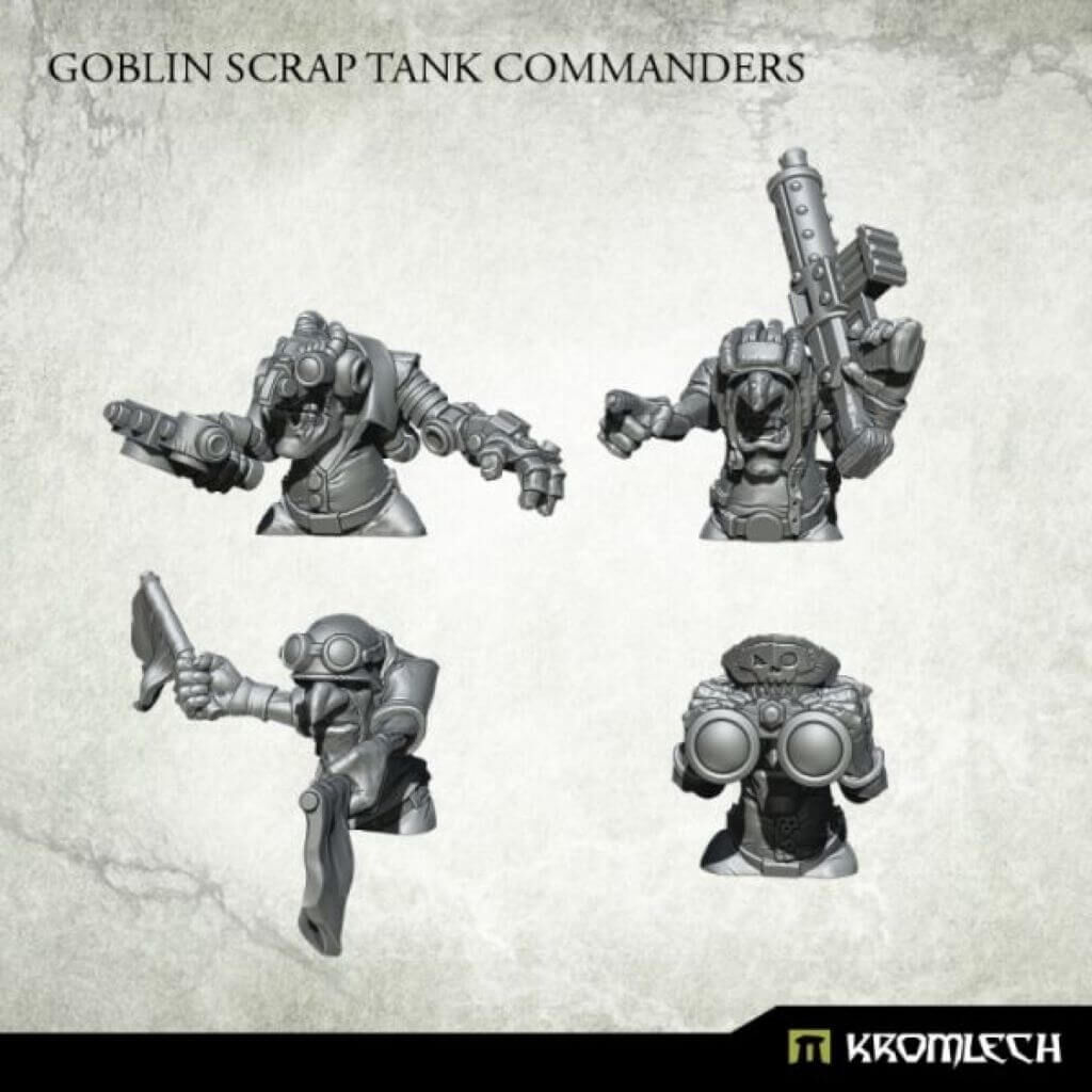 Goblin Scrap Tank Commanders (4)