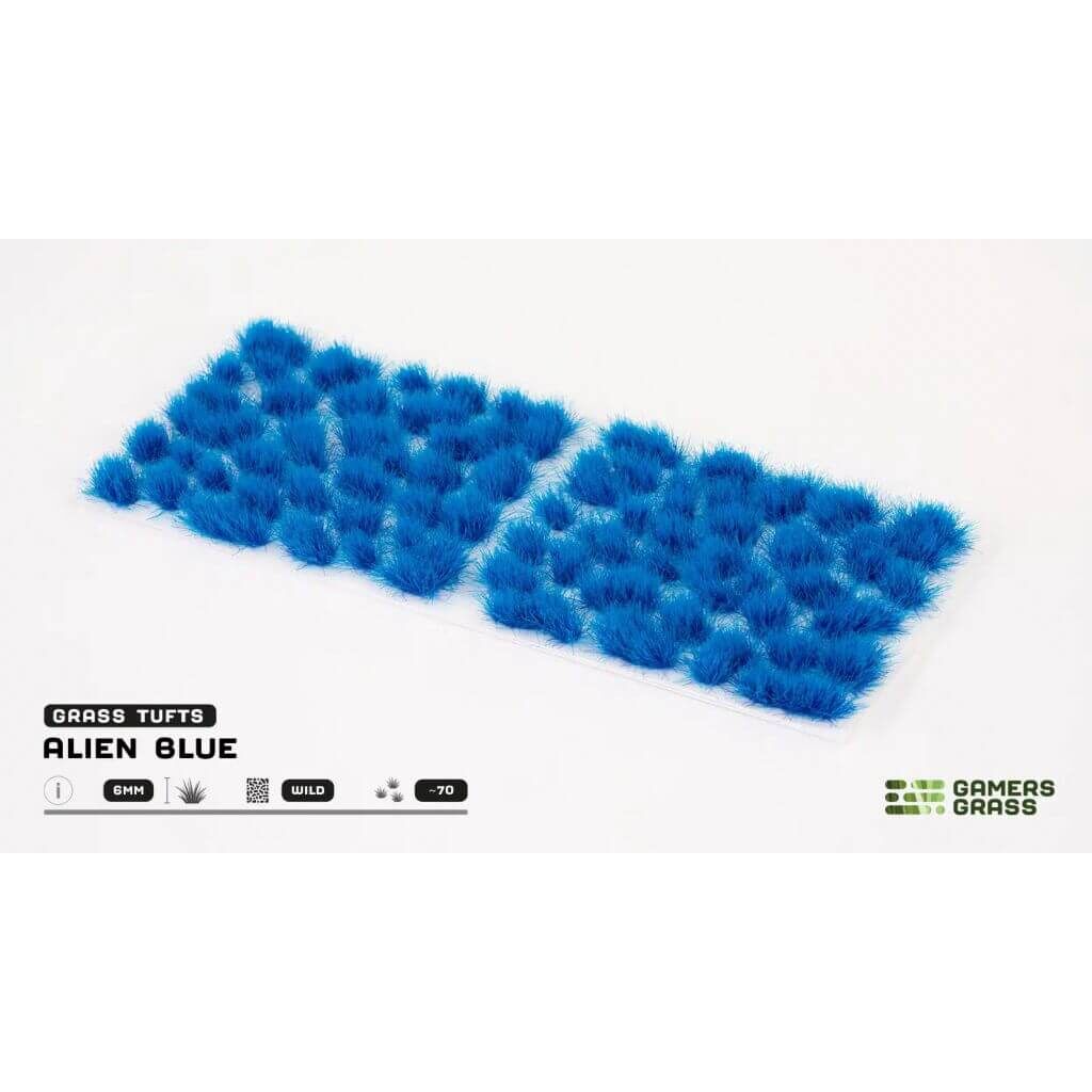 Alien Blue 6mm Tufts (Wild)