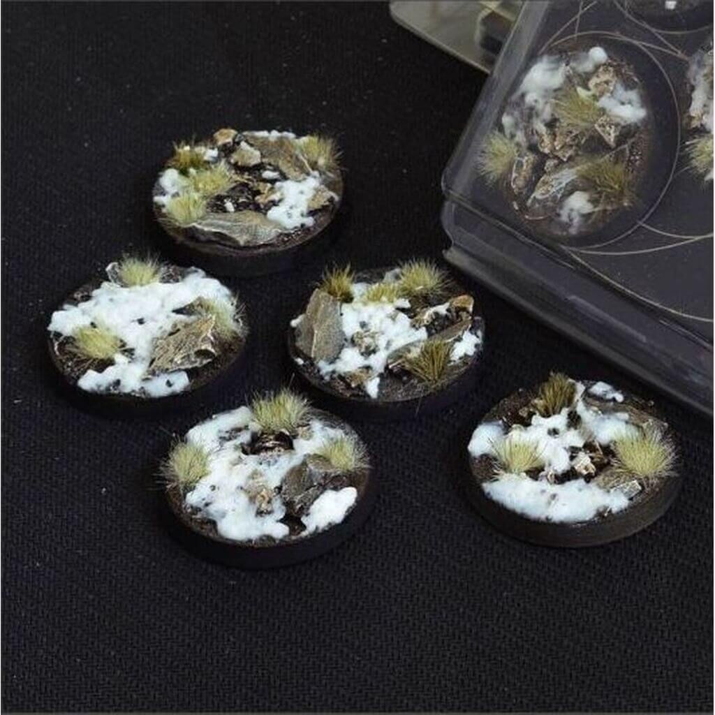 Round Winter Bases 40mm (x5)