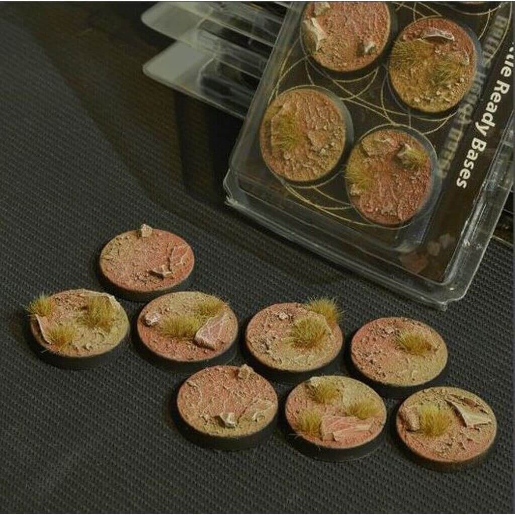 Round Badland Bases 32mm (x8)