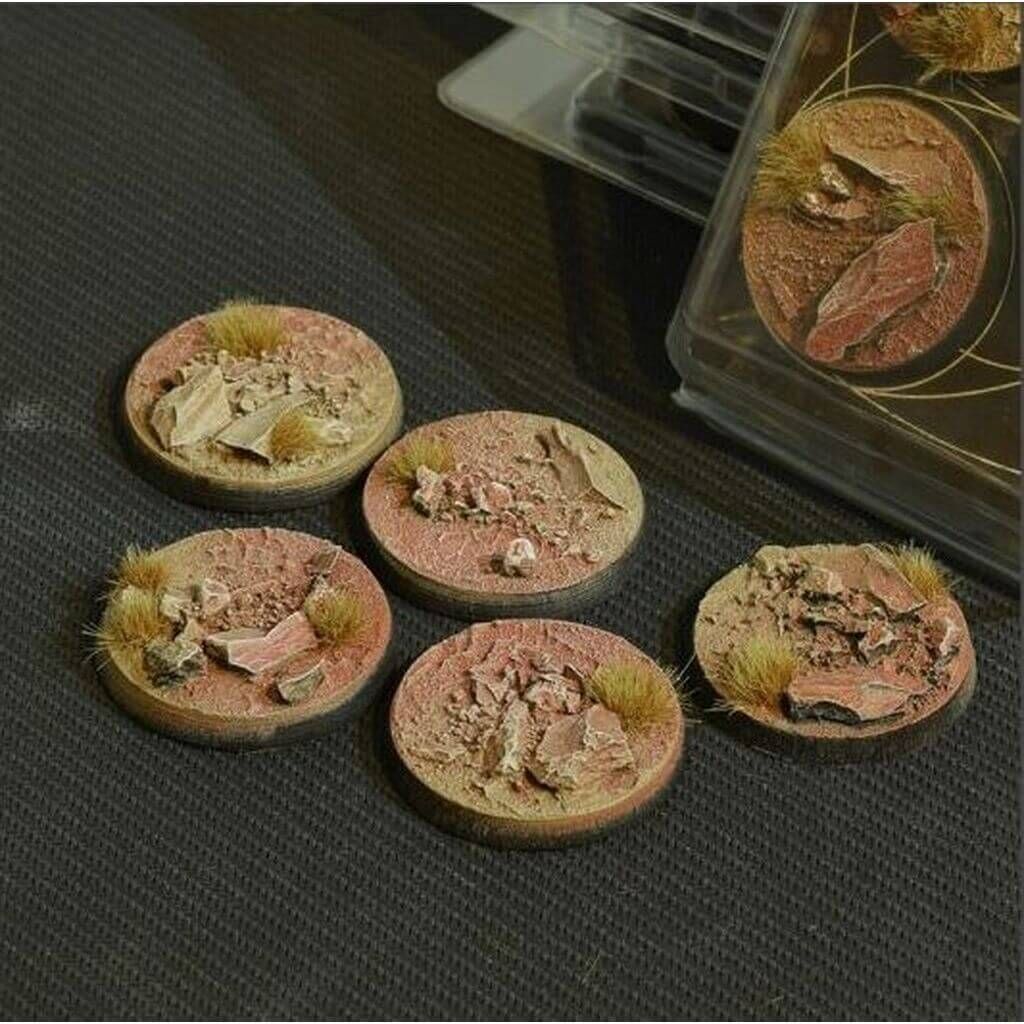 Round Badland Bases 40mm (x5)