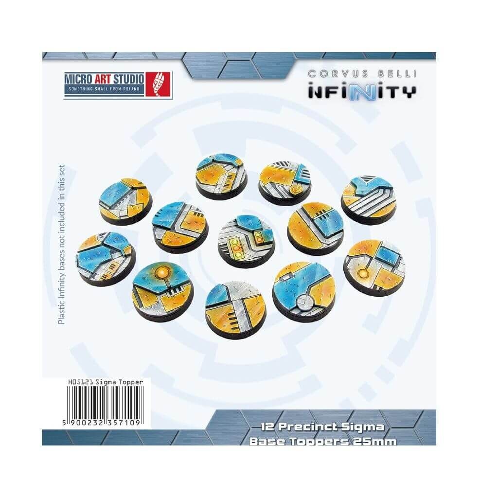Precinct Sigma base topper round 25mm (12)