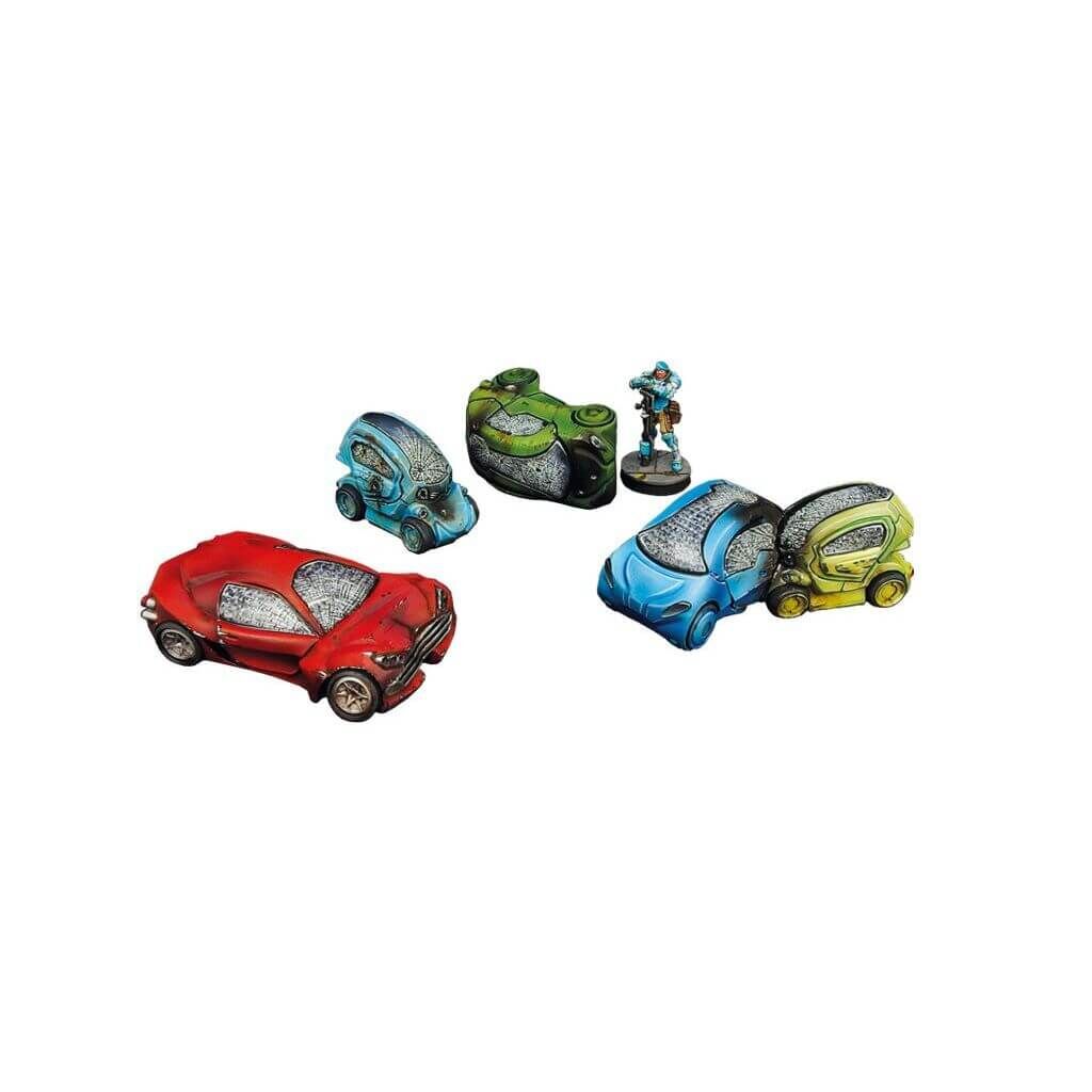 City Wrecked Cars set (5)