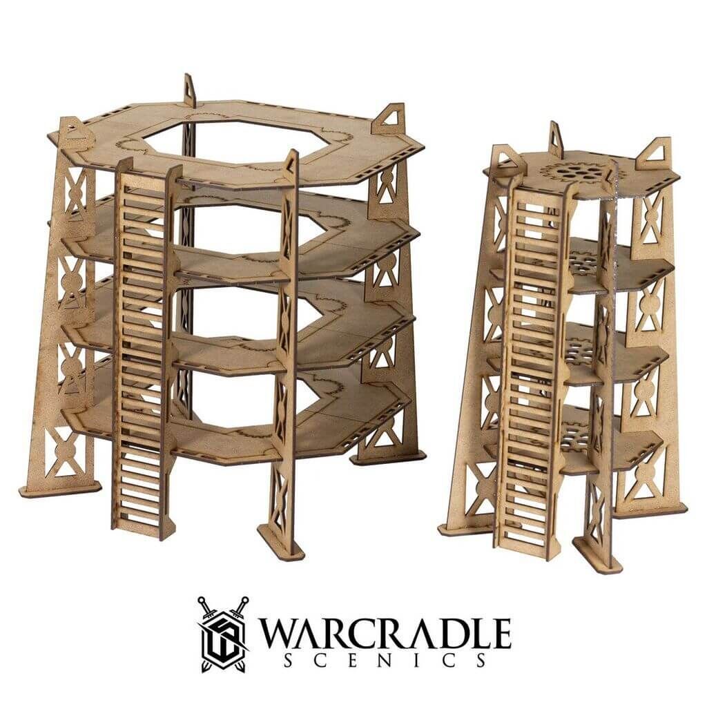 Complex Red - 4 Storey Tower Set