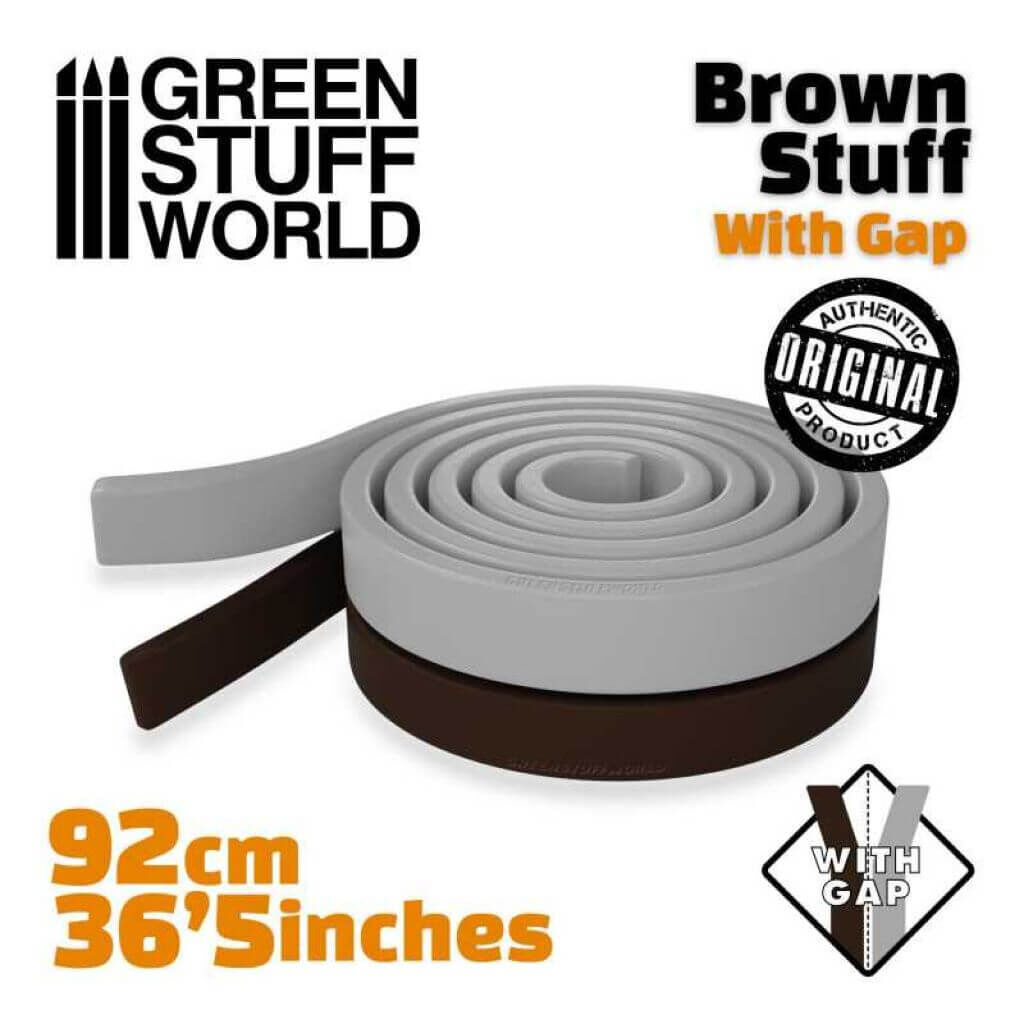 Brown Stuff Rolle 93cm/36.5 Zoll MIT LÜCKE
