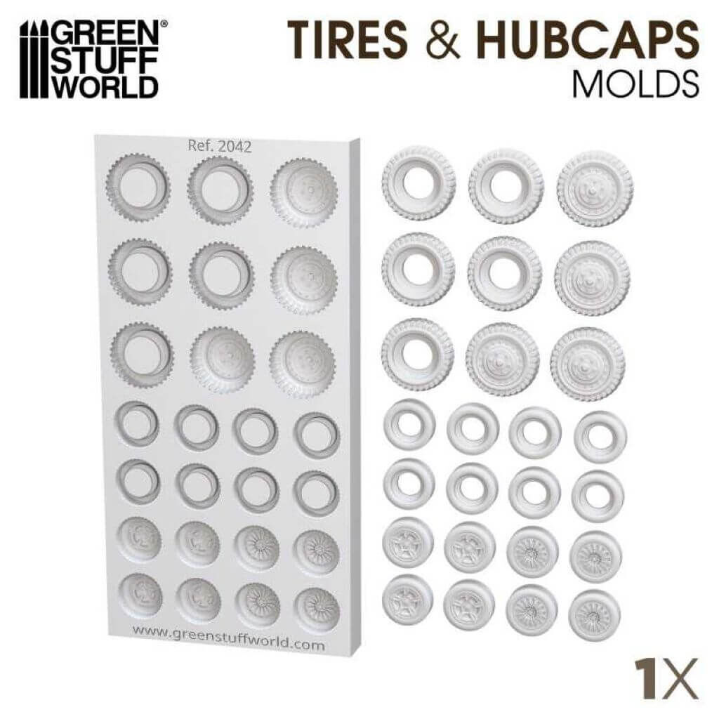 Silikonformen - Reifen und Felgen