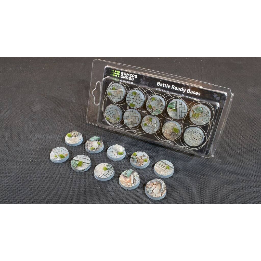 Round Urban Warfare Bases 25mm (x10)