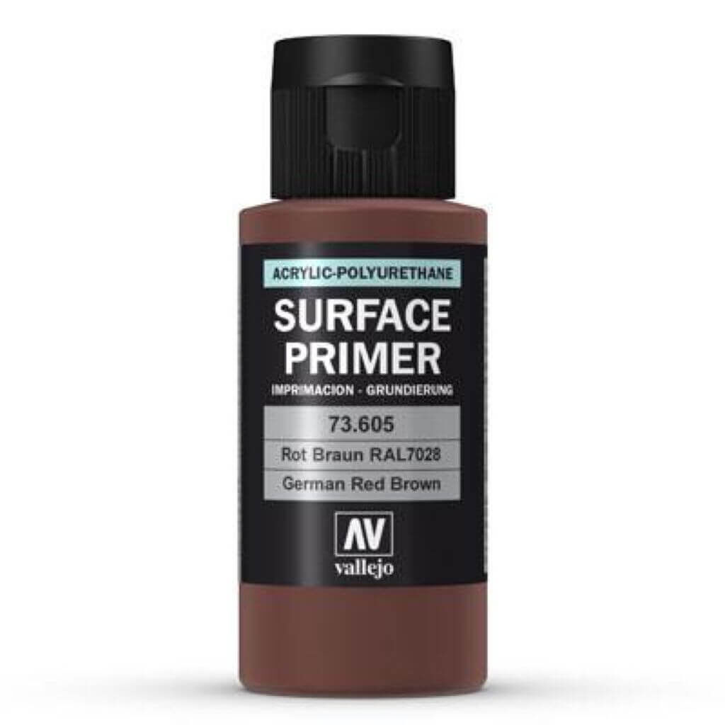 Surface Primer German Red Brown RAL8012 60ml