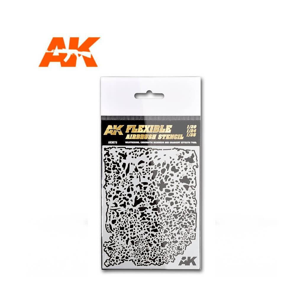 Flexible Airbrush Stencil 1-20 1-24 1-35