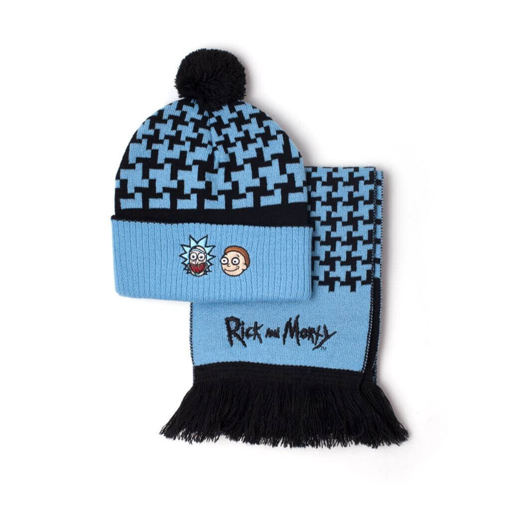 Rick and Morty - Beanie & Scarf / Schal