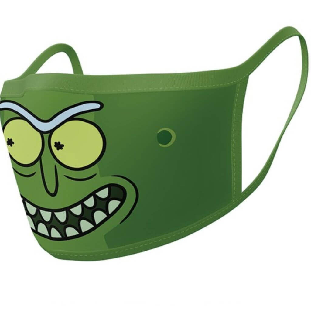 Pyramid Face Masks - Rick & Morty (Pickle Rick)