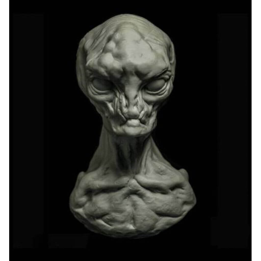 Alien Grey Büste