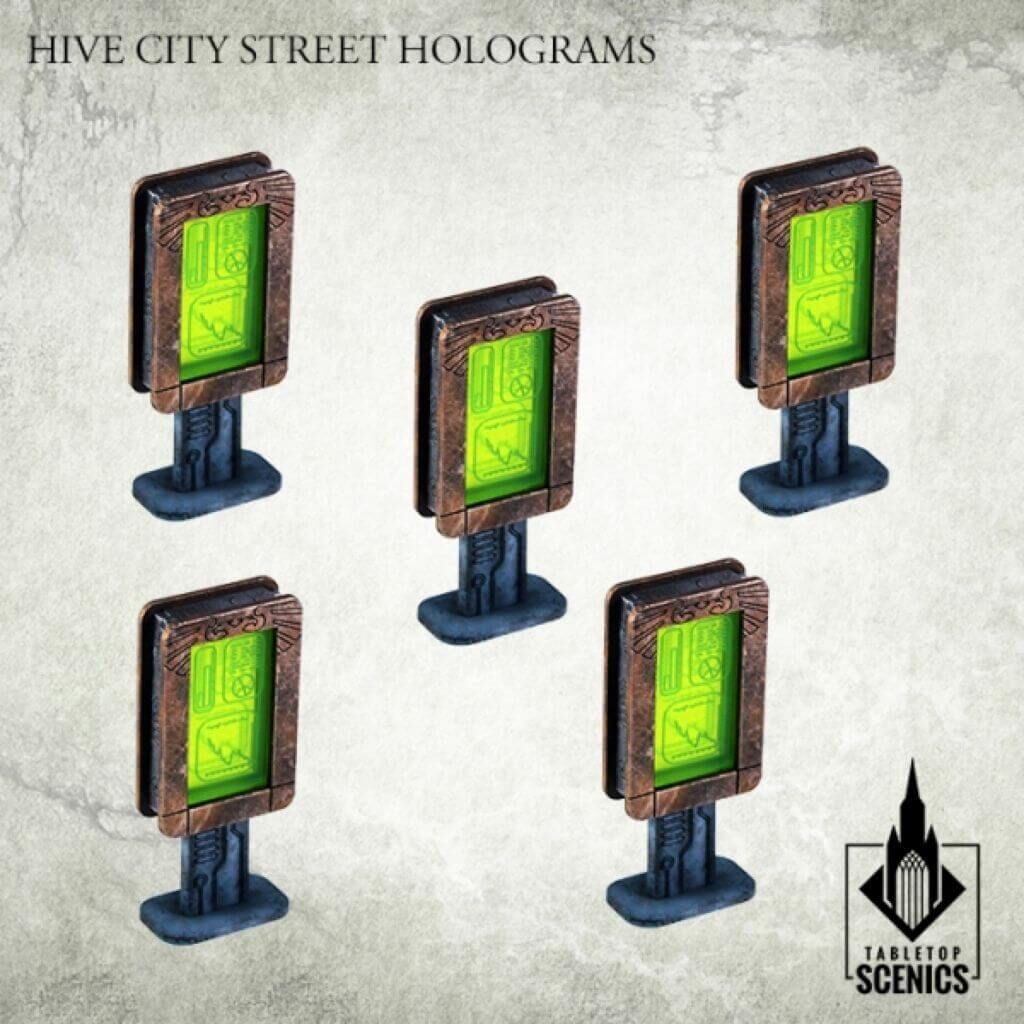Hive City Street Hologram