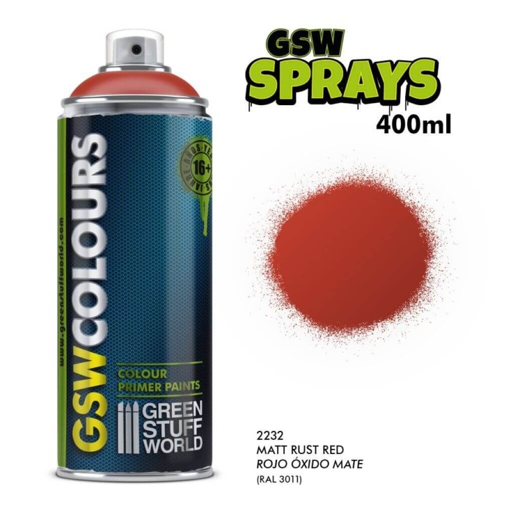 Spray Primer Matt Rost Rot 400ml