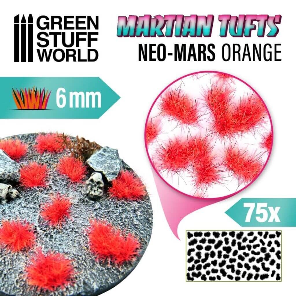 Gras Tuft Neo Mars Orange