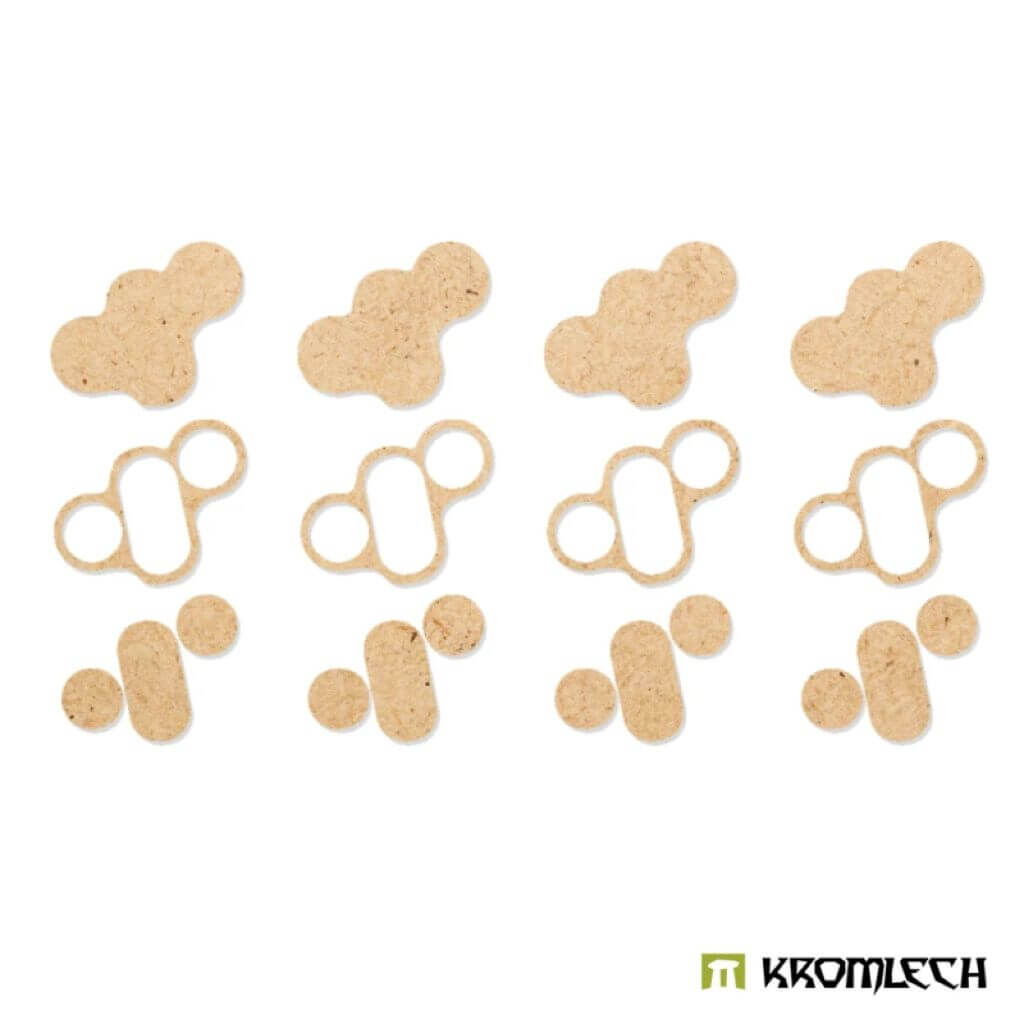 HMG/Mortar Team Tray (für drei Modelle und Waffe) 4x