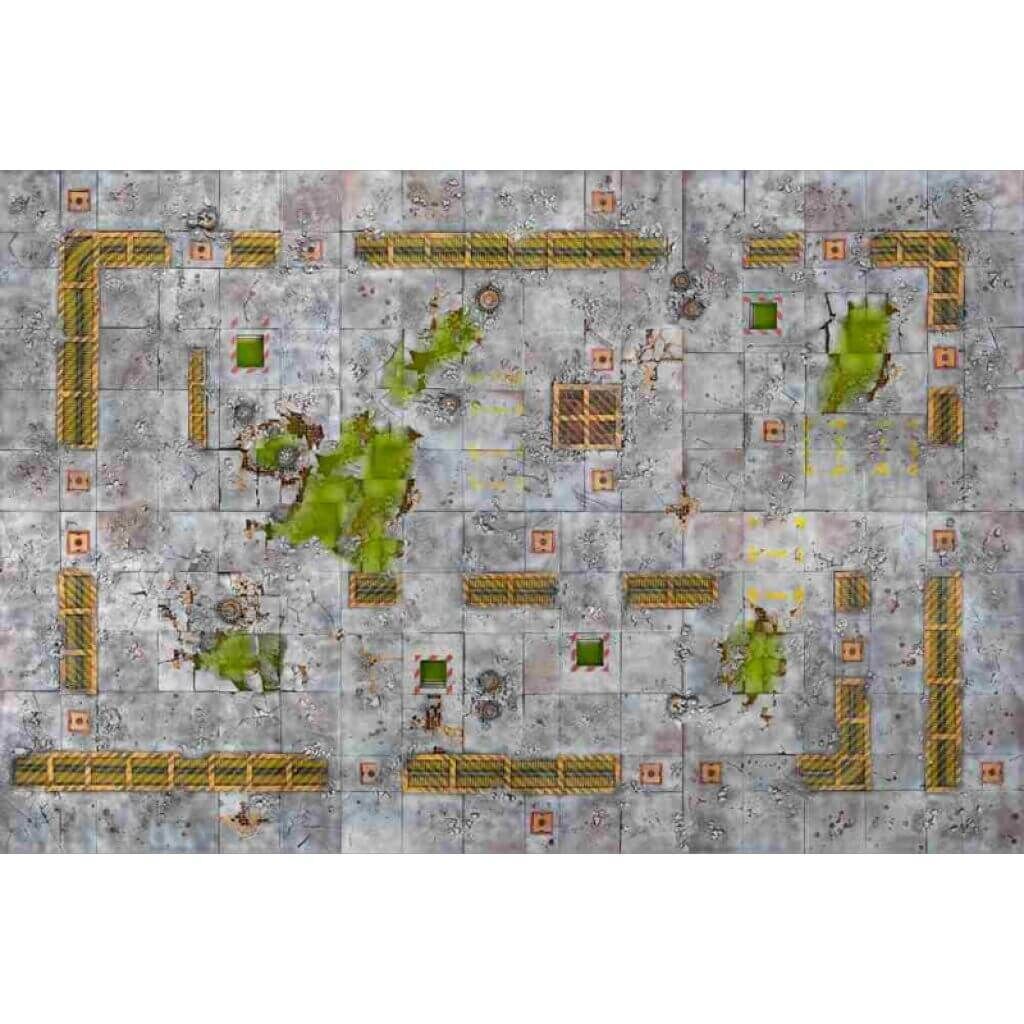 Gaming Mat Industrial Ground 6x4