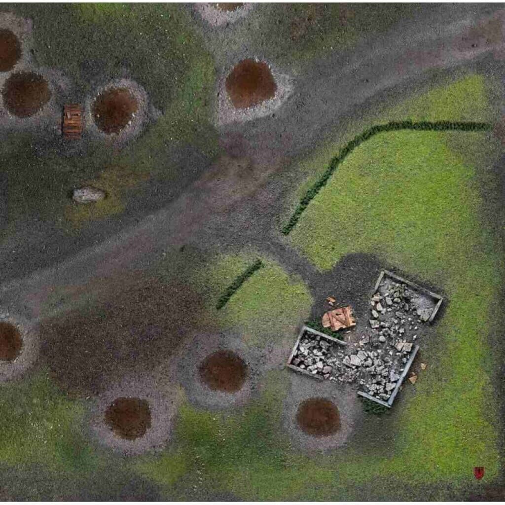 Battlefield Gaming Mat 3x3