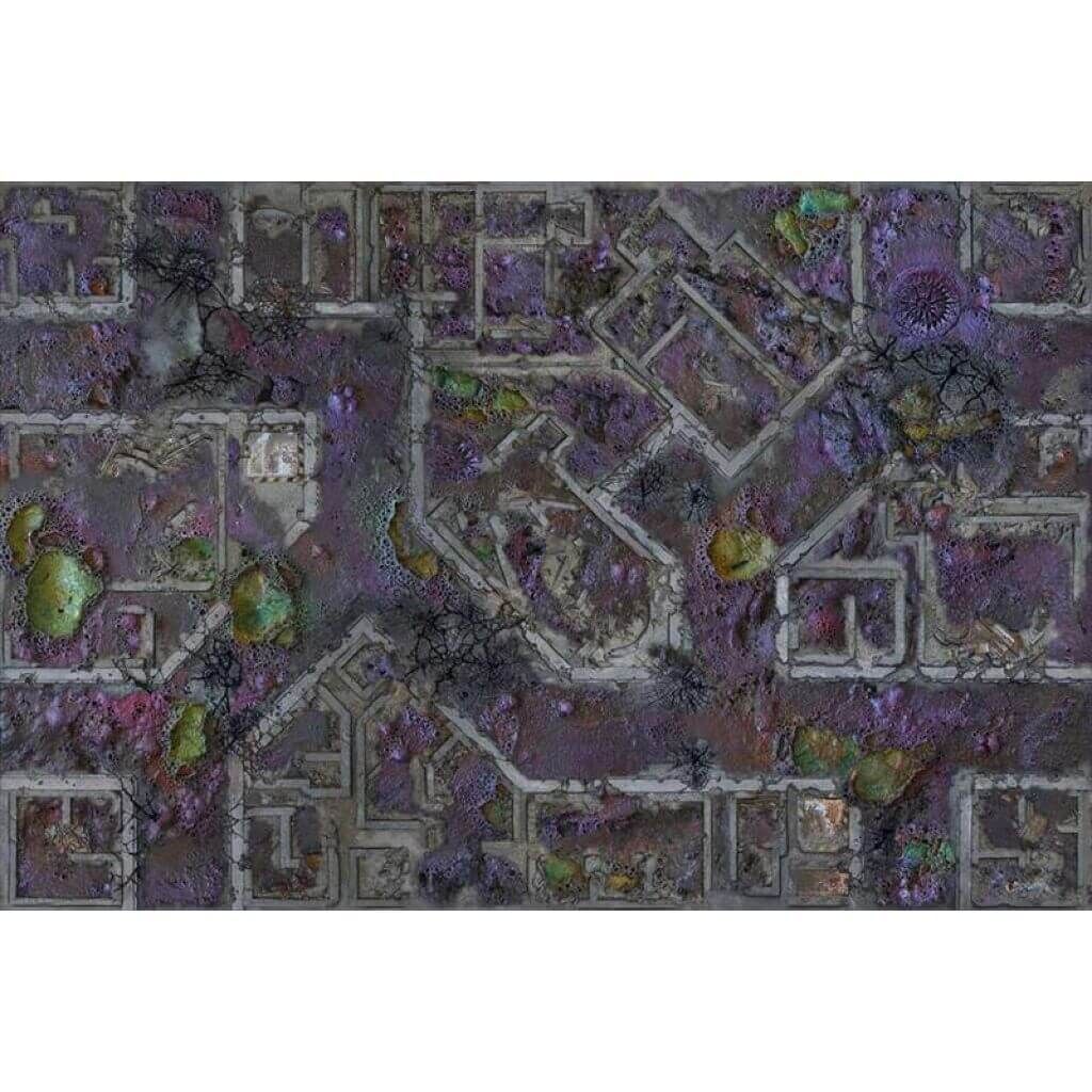 Gaming Mat Corrupted Warzone City 6x4