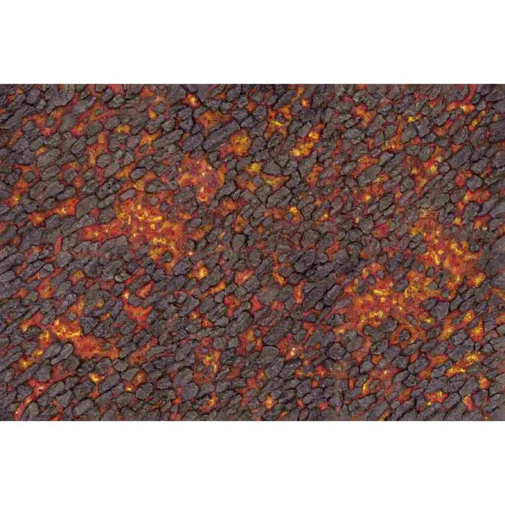 Magma River Gaming Mat 3x3