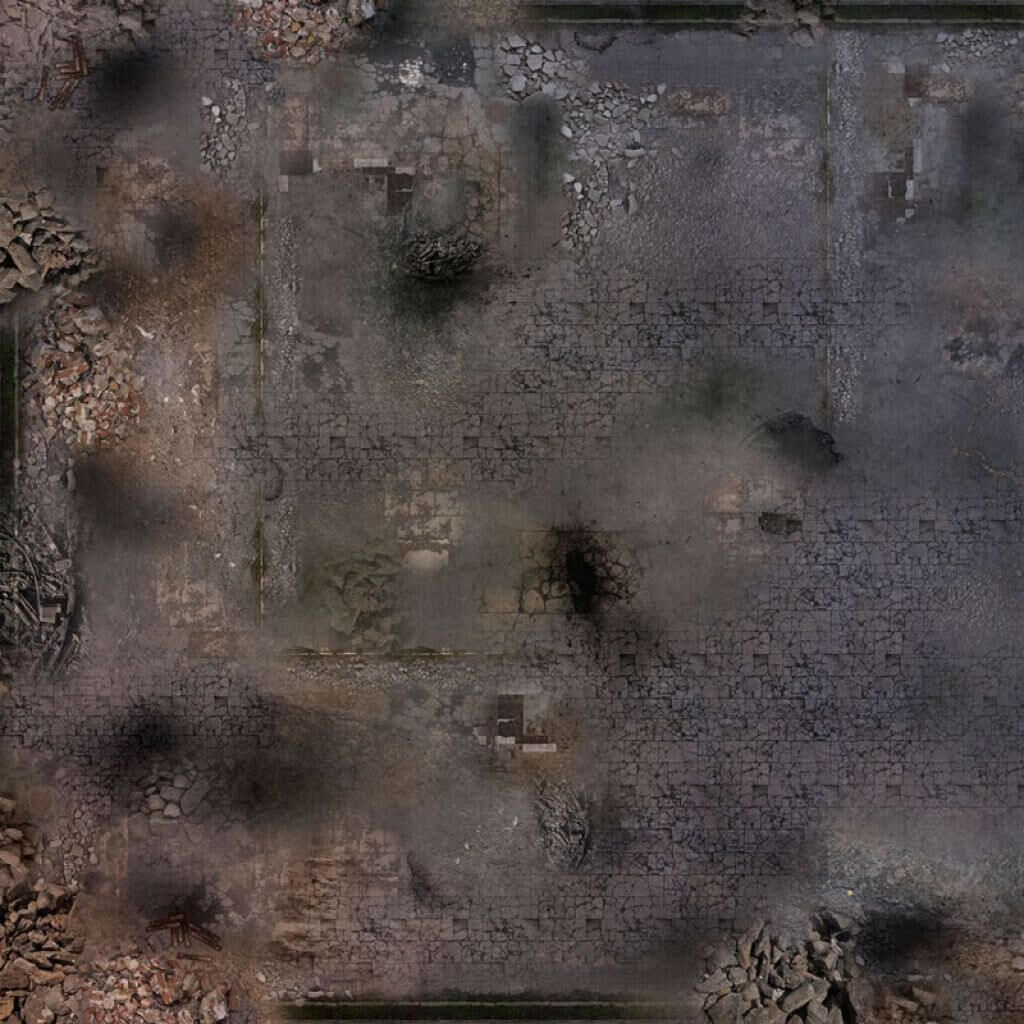 Spielmatte Ruined City 48 x 48