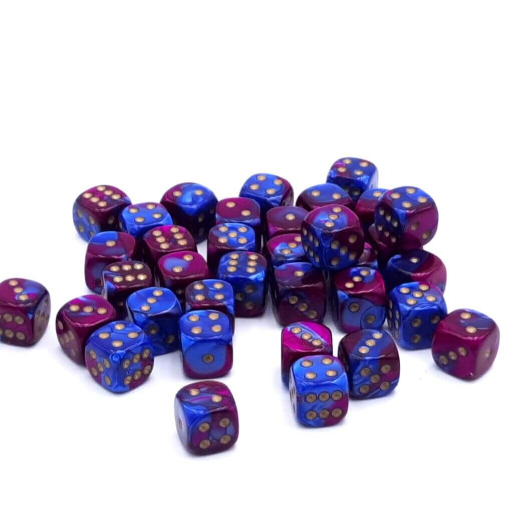 Blue Purple Gold Gemini