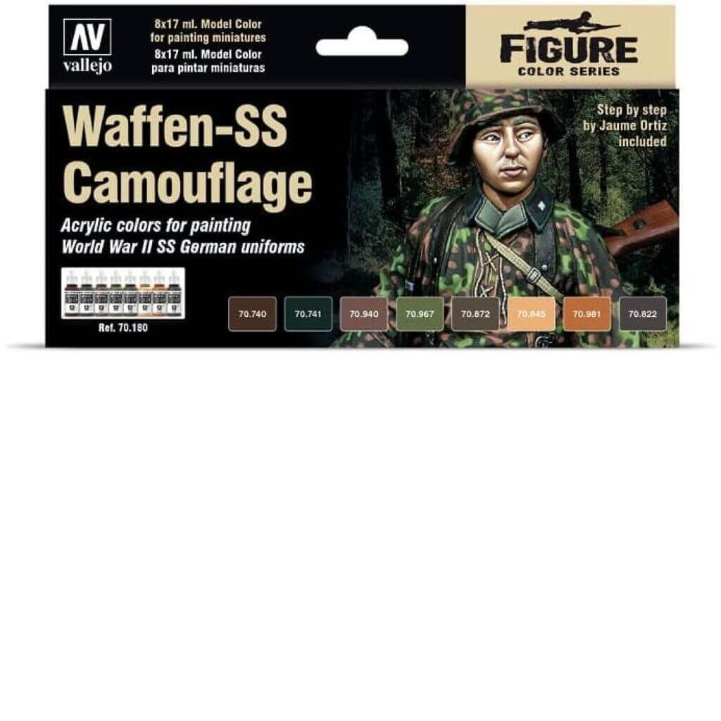 Model Color - Waffen SS Camouflage by Jaume Ortiz Paint set