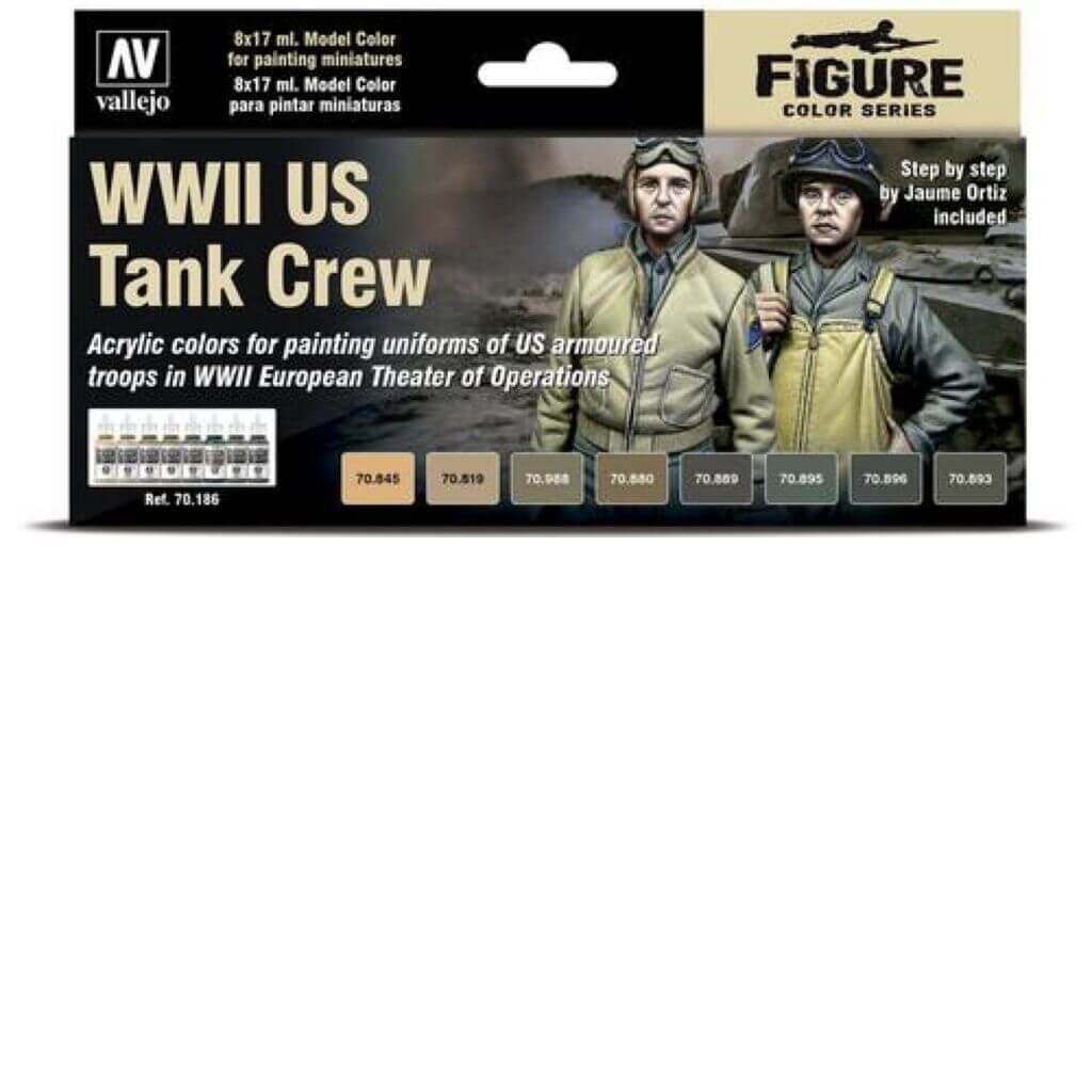 Model Color - WWII US Tank Crew Paint set