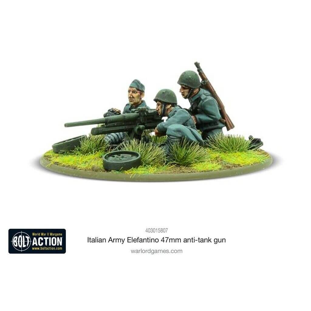 Italian Army Elefantino 47mm Anti-Tank Gun
