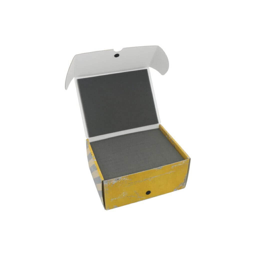Half-sized medium box with 100mm raster foam tray