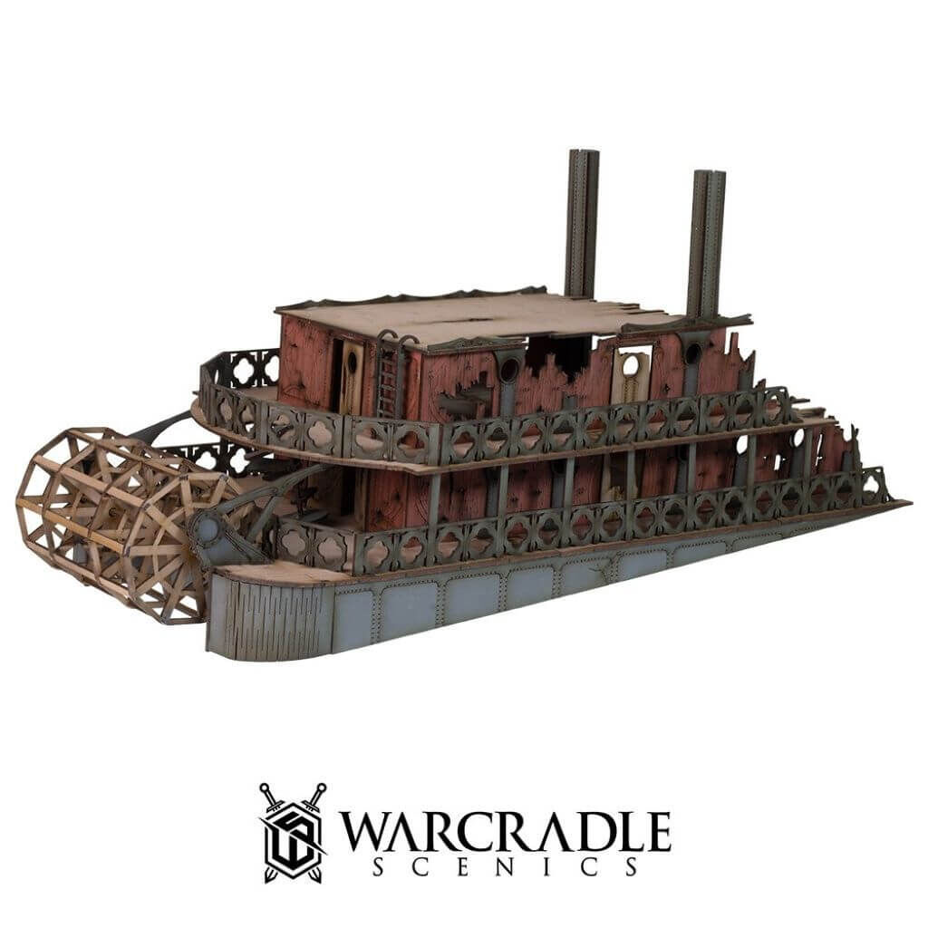 Warcradle Scenics: Black Lake Bayou Paddle Steamer