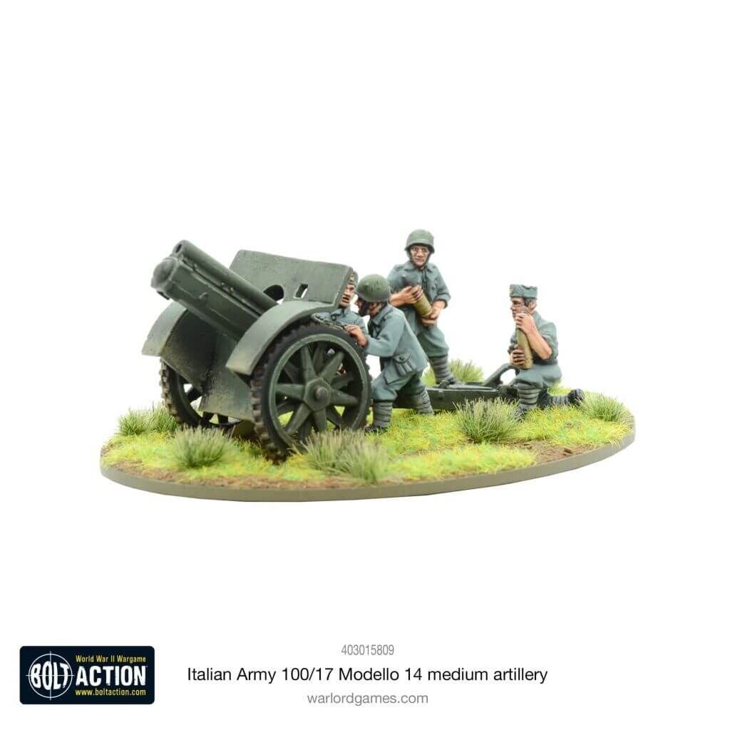 Italian Army 100/17 Modello 14 medium Artillery