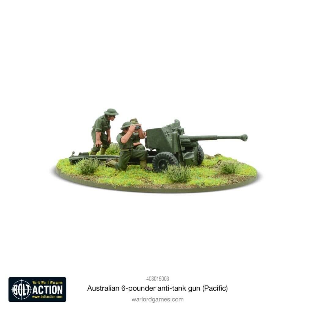 Australian 6-pdr anti tank gun (Pacific)