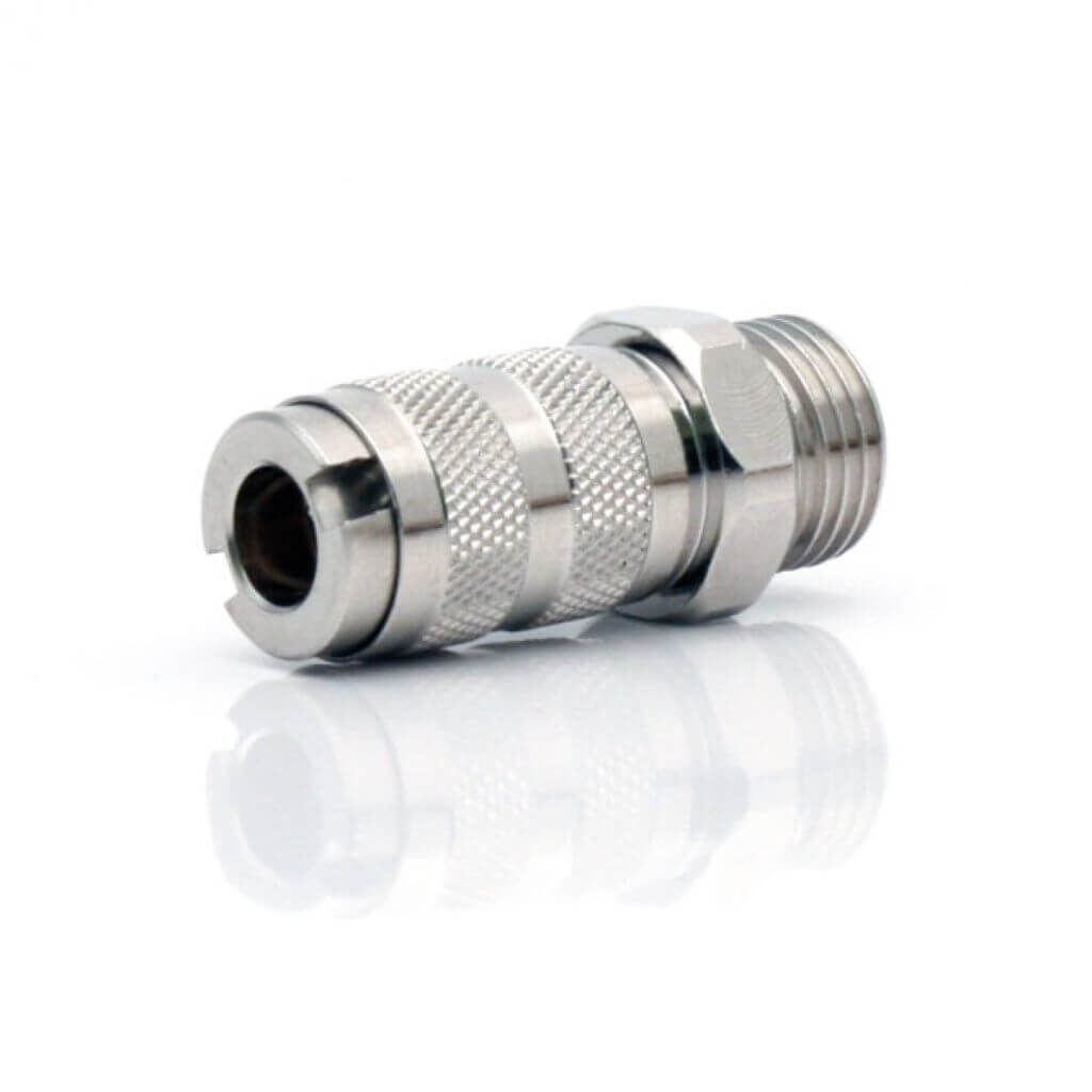 Schnellkupplung NW 2,7mm, mit G1/8 Zoll Außengewinde