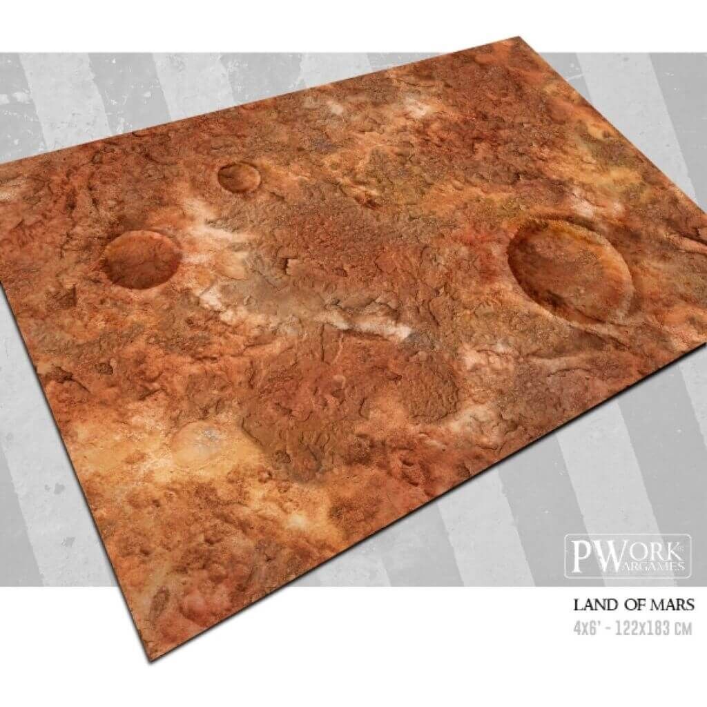 Lands Of Mars 4X6'