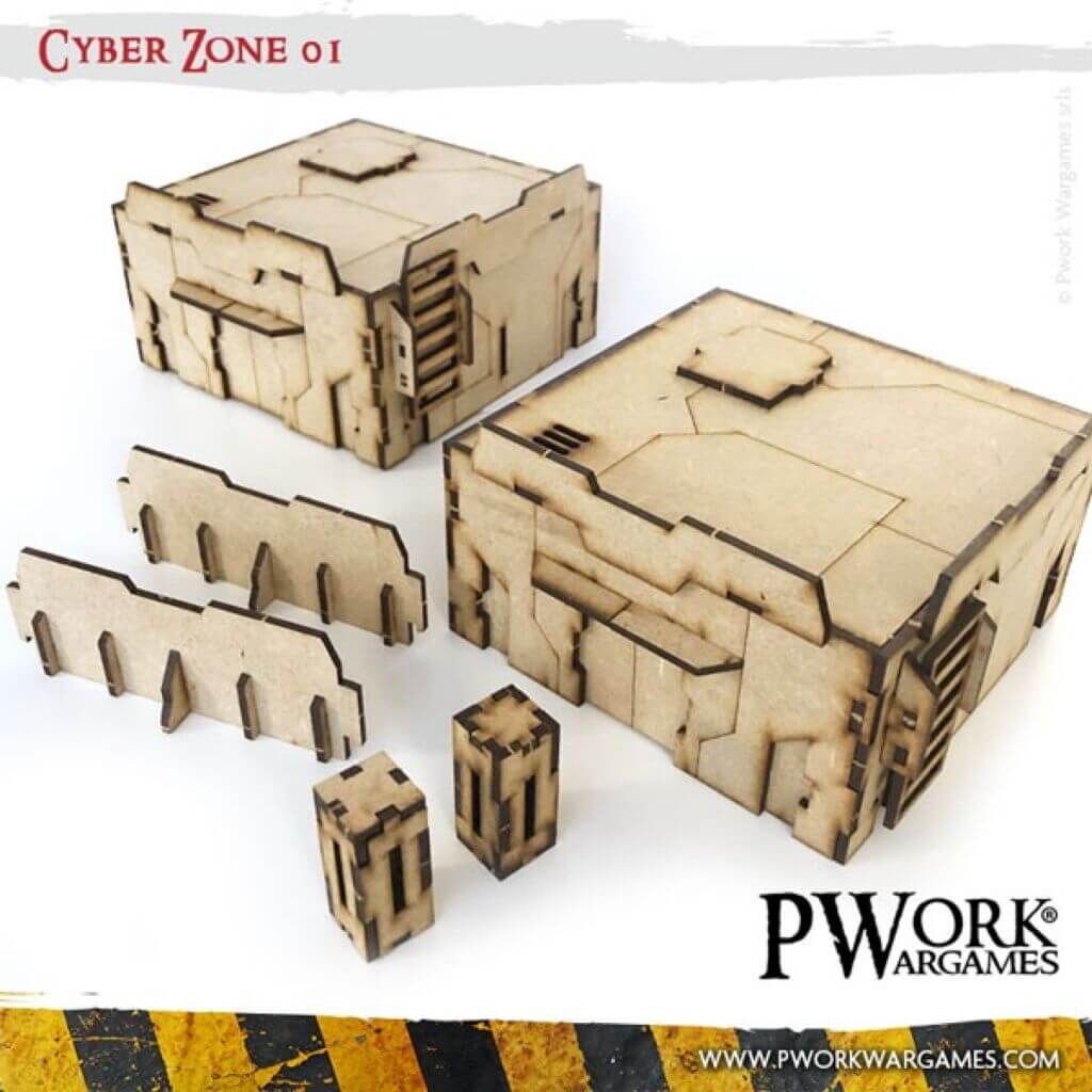 Cyber Zone 01 - MDF Terrain Scenery