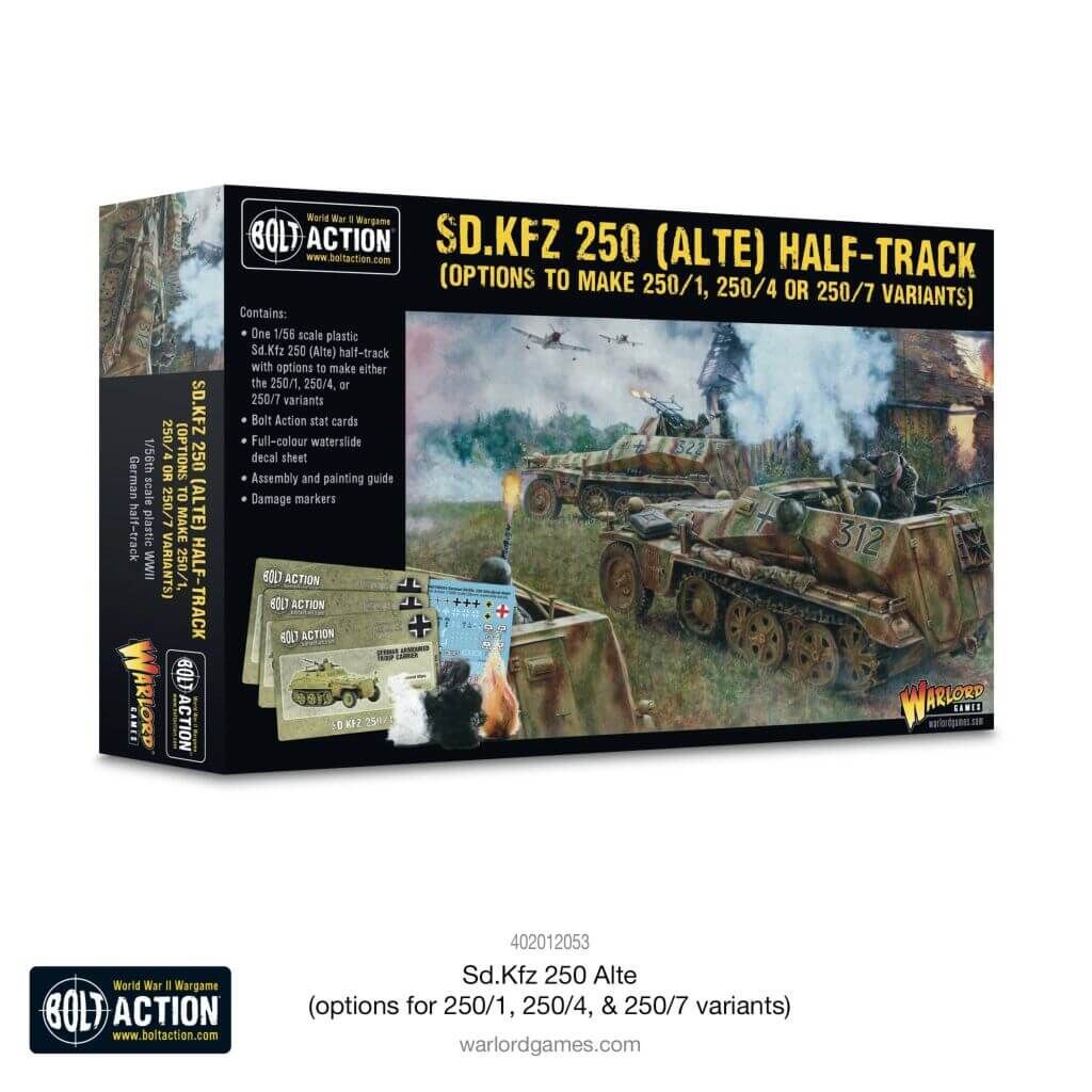 Sd.Kfz 250 Alte (250/1, 250/4, 250/7 Optionen) Half-Track