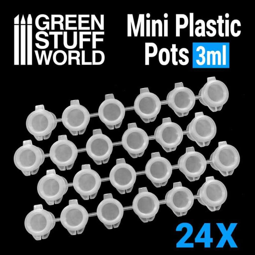 24x Mini Plastikbecher 3ml