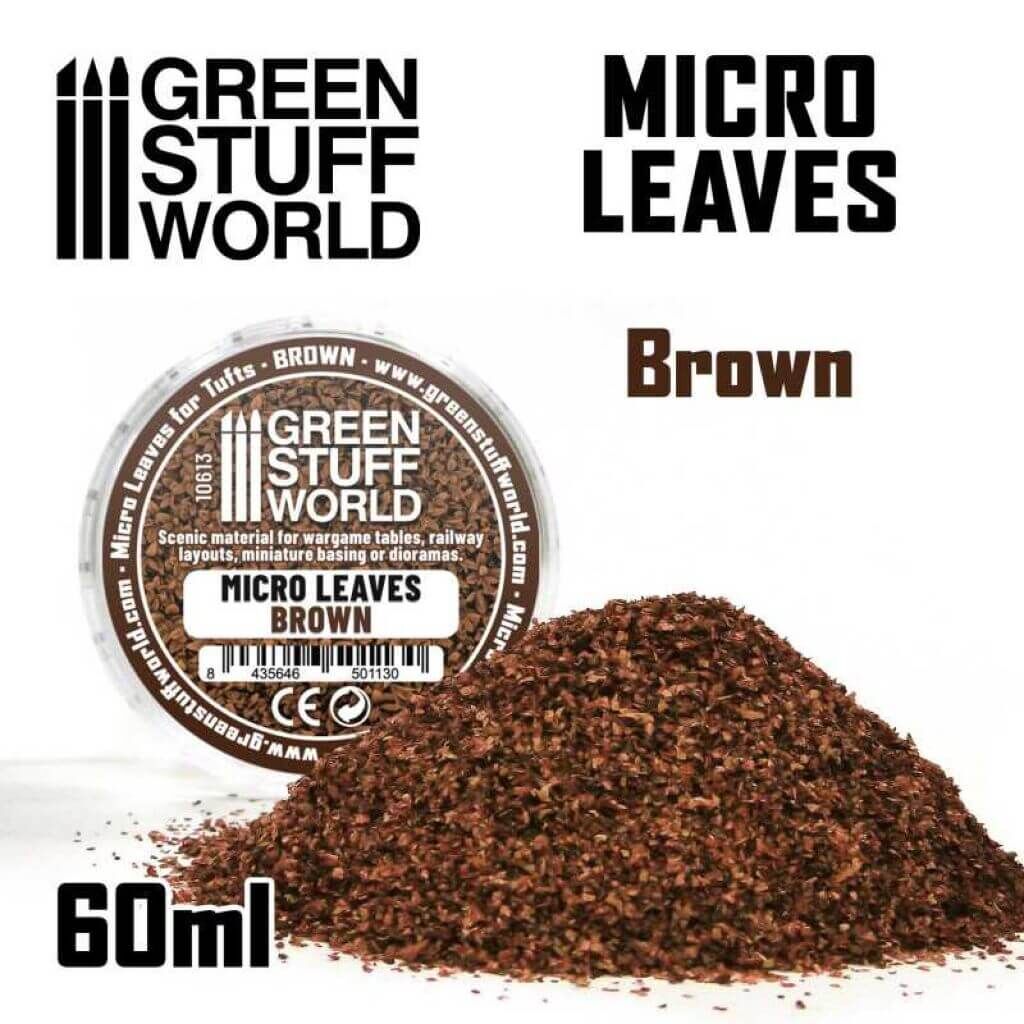 Mikroblätter - Braun Mix