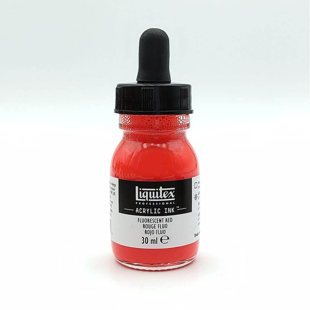 'Liquitex Professional Acrylic Ink Fluo Rot'