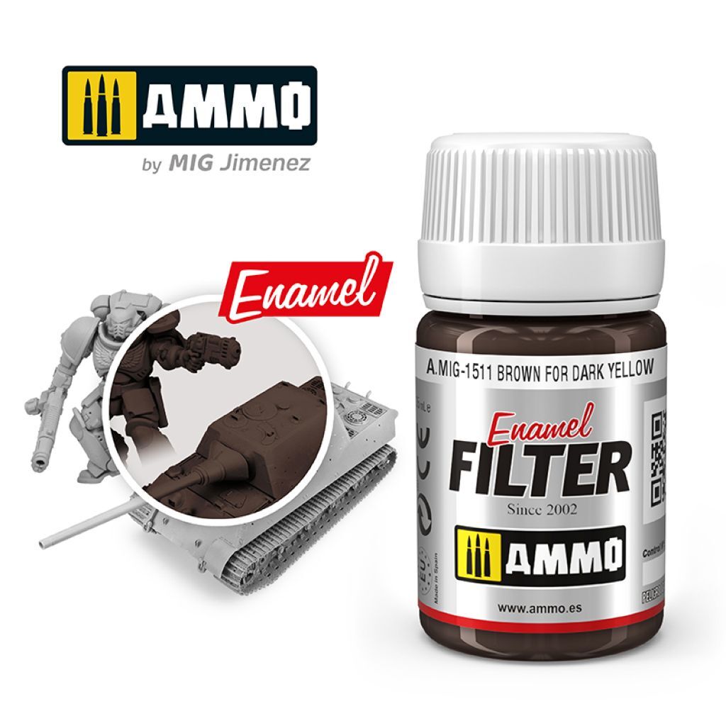 Filter Braun Für Dunkelgelb